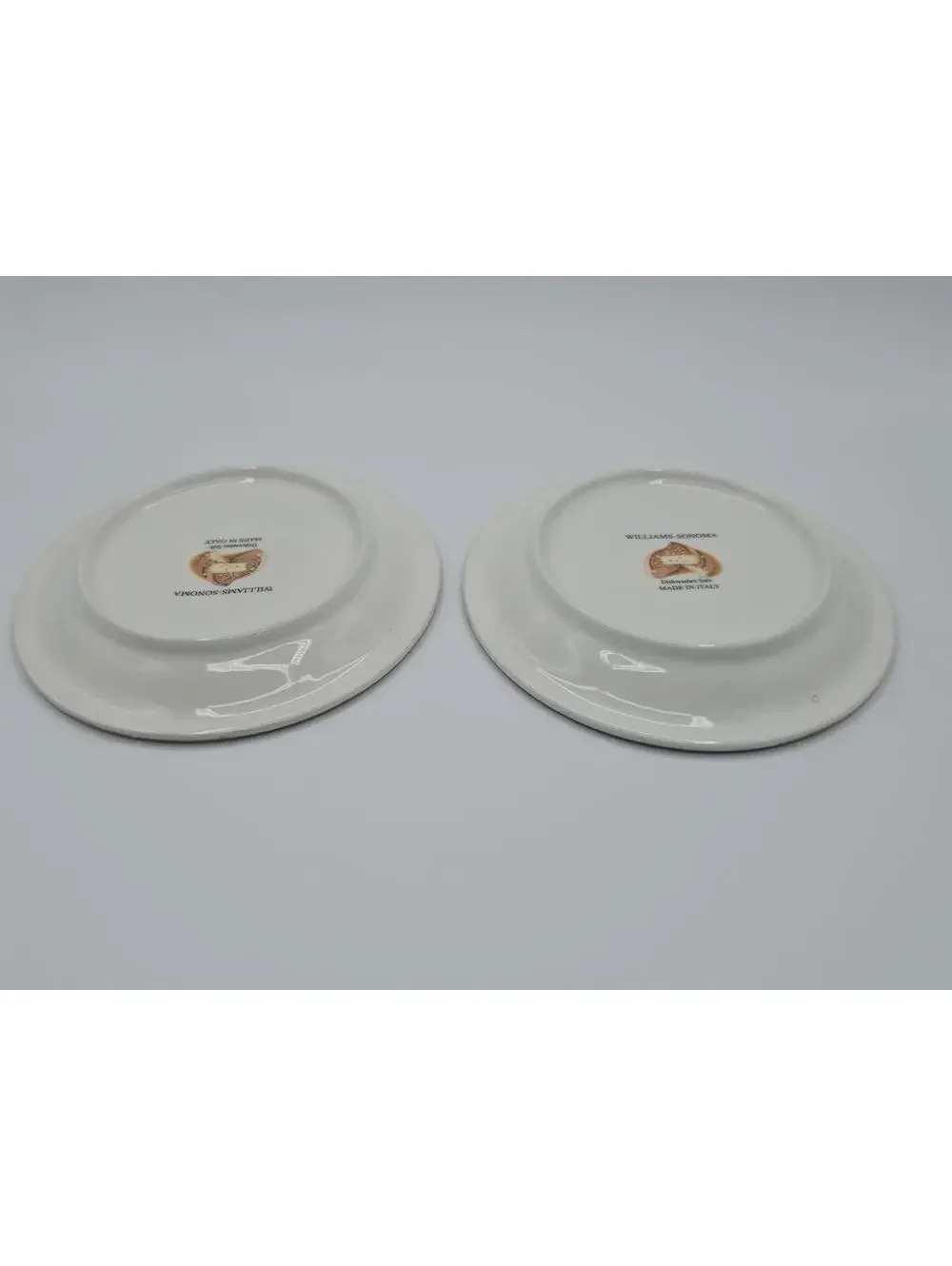 Vintage Williams Sonoma Made in Italy Cheese Plates Set of 2 5